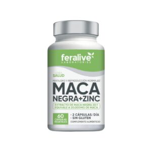 Maca Negra + zinc 60 cáps.
