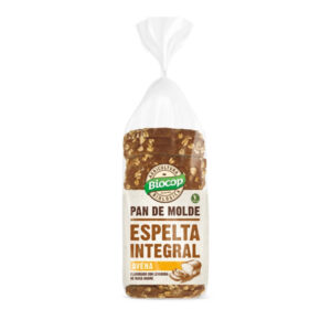 Pan de molde de t.espelta int.avena masa madre Biocop 400 g
