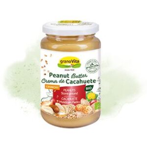 Crema de cacahuete crujiente, bio 350 g