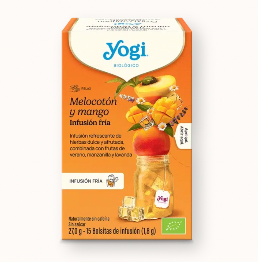 Yogi melocotón y mango (frío)