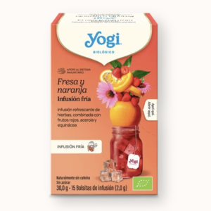 Yogi fresa y naranja (frío)